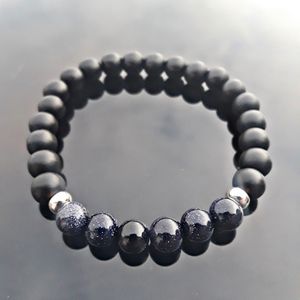 Blue Goldstone bracelet